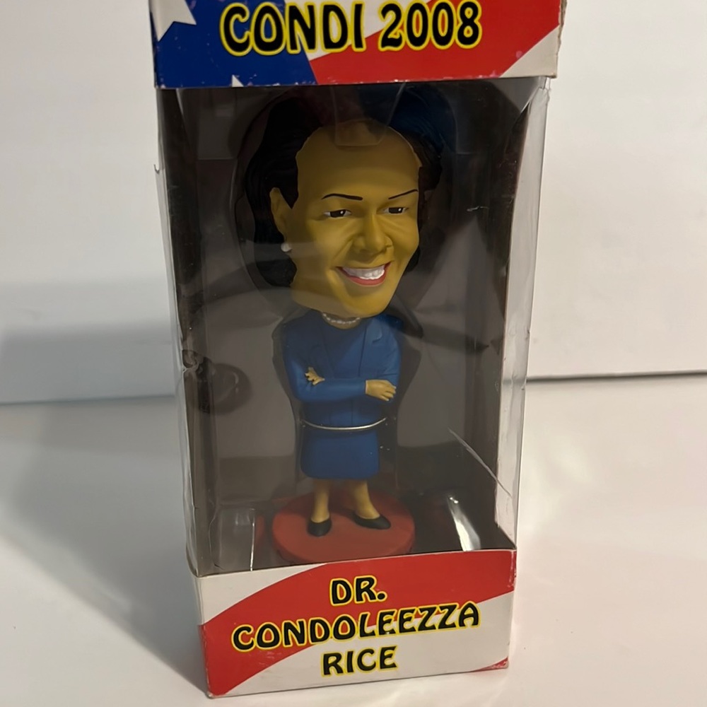 Bobble head Condoleeza  Rice. American diplomat and political scientist